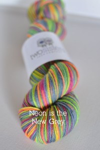 Neon is the New Grey Skein Title